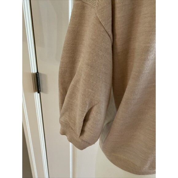 THE RESET R Label Pale Pink Pullover Short Sleeve Wool Sweater -Size XS - Picture 7 of 14